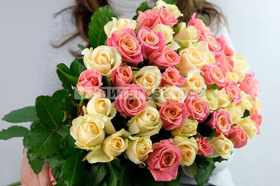 Букет роз Сеньорита из 51 розы